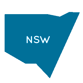 New South Wales map